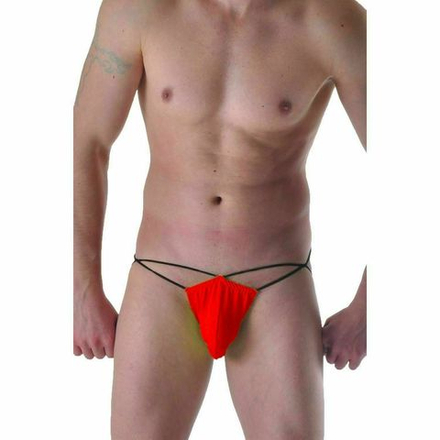 Мужские трусы джоки красные Don Moris DM012005