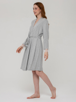 Халат Хл-301/серый-меланж