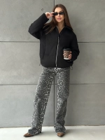 Куртка осенняя с отложным воротником