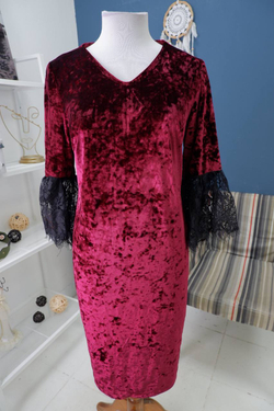 Платье Aziar бархатное 50 размер, новое