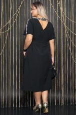 Платье Сказка (черное/лео) П12120 LT Collection (Акция)