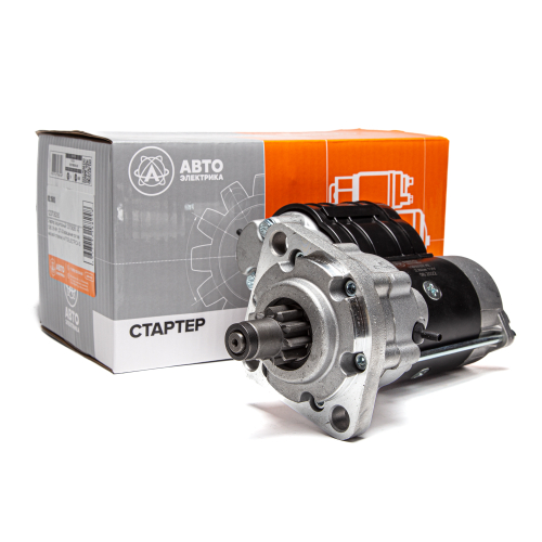 Стартер редукторный, ХТЗ, дв. Д-20, 12 В, 2.8 кВт, 10 зуб. (вращ. против час. стр.)