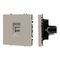 Механизм телефонной розетки SCT-NOBE-MTL1-SFPL-CA (RJ-11, 4C) Arlight 061892