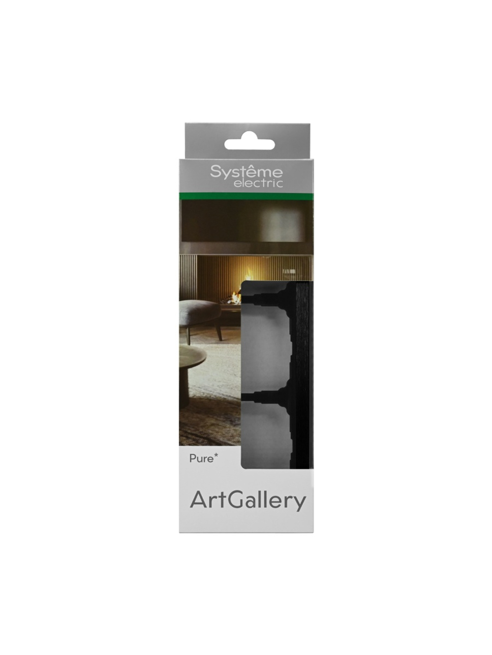 Рамка 3-м ArtGallery Pure метал. оникс SE GAL312303