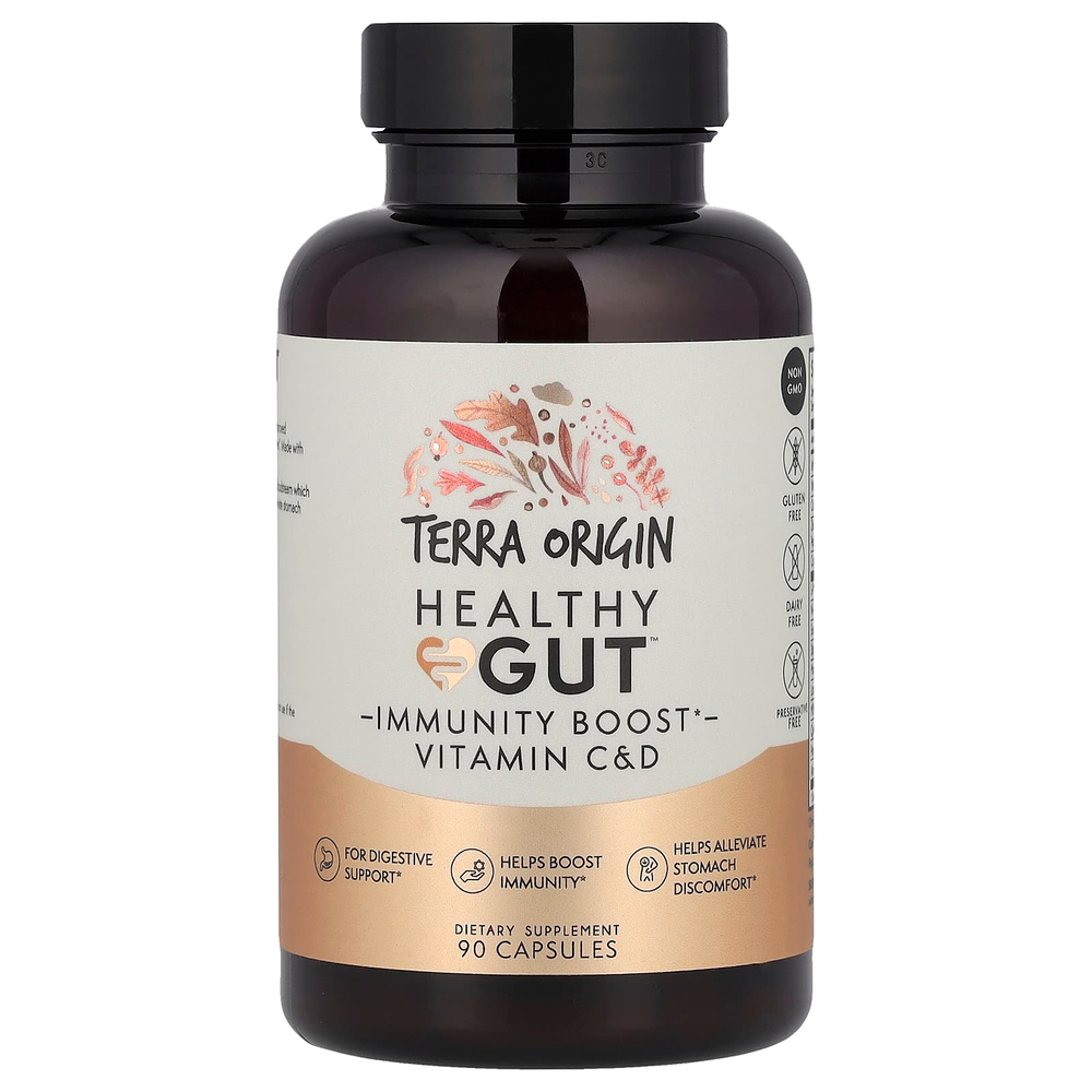 Terra Origin, Healthy Gut™, 90 капсул