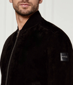 Кожаная куртка бомбер Joflag BOSS ORANGE - черный(50519197)