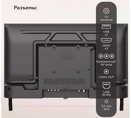 ЖК-телевизор BQ 24FS32B Black