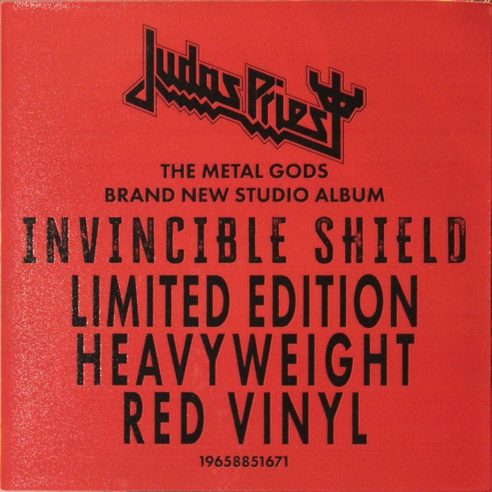 Judas Priest. Invincible Shield (2LP, RED) 2024 Новая запечатанная виниловая пластинка