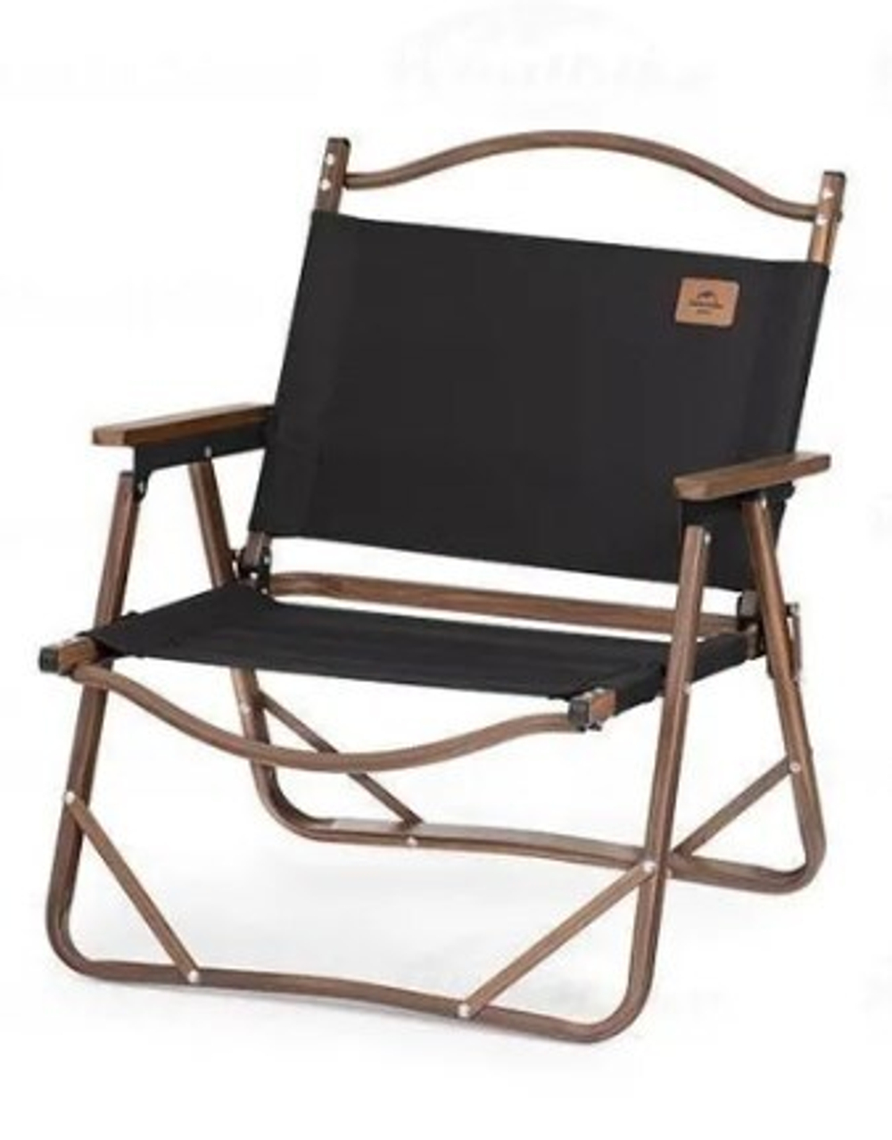 Кресло туристическое Naturehike MW02, складное, цвет ореховый, чёрный, до 120 кг