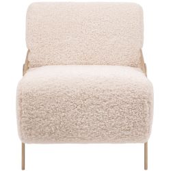 Кресло Нимфея Какао Айвори