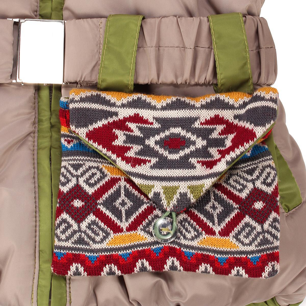 Куртка Орэнда 200 гр. р.3 (98) бежевый/св.зеленый