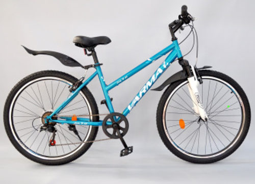 Велосипед 26" Varma Lady H62,р.15, сине-белый,7ск, ст.
