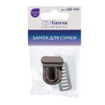 "Gamma" LBZ-14H замок для сумки 32 х 26 мм черный никель