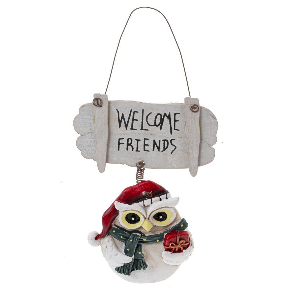 GAEM Изделие декоративное подвесное "Сова", L10 W0,5 H20 см, 4в.