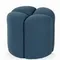 Пуф Bun, Ø45х45 см, синий