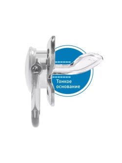 Ортодонтическая соска-пустышка для новорожденных с колпачком 2 шт