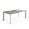 Стол Atta 140 (200) x90 керамика серый