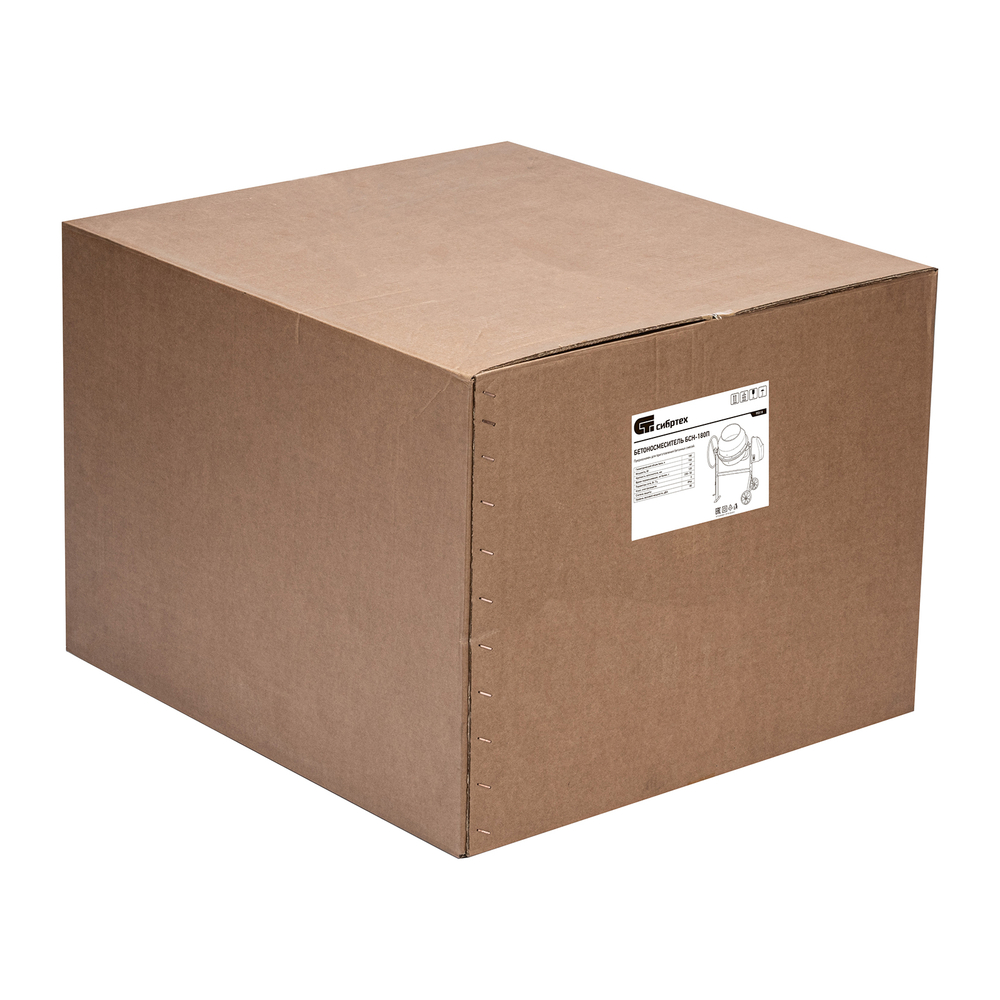 Бетоносмеситель БСН-180П, мощность 700 Вт, полиамидный венец Сибртех