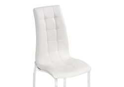Стул на металлокаркасе DC2-092-2 white / chrome