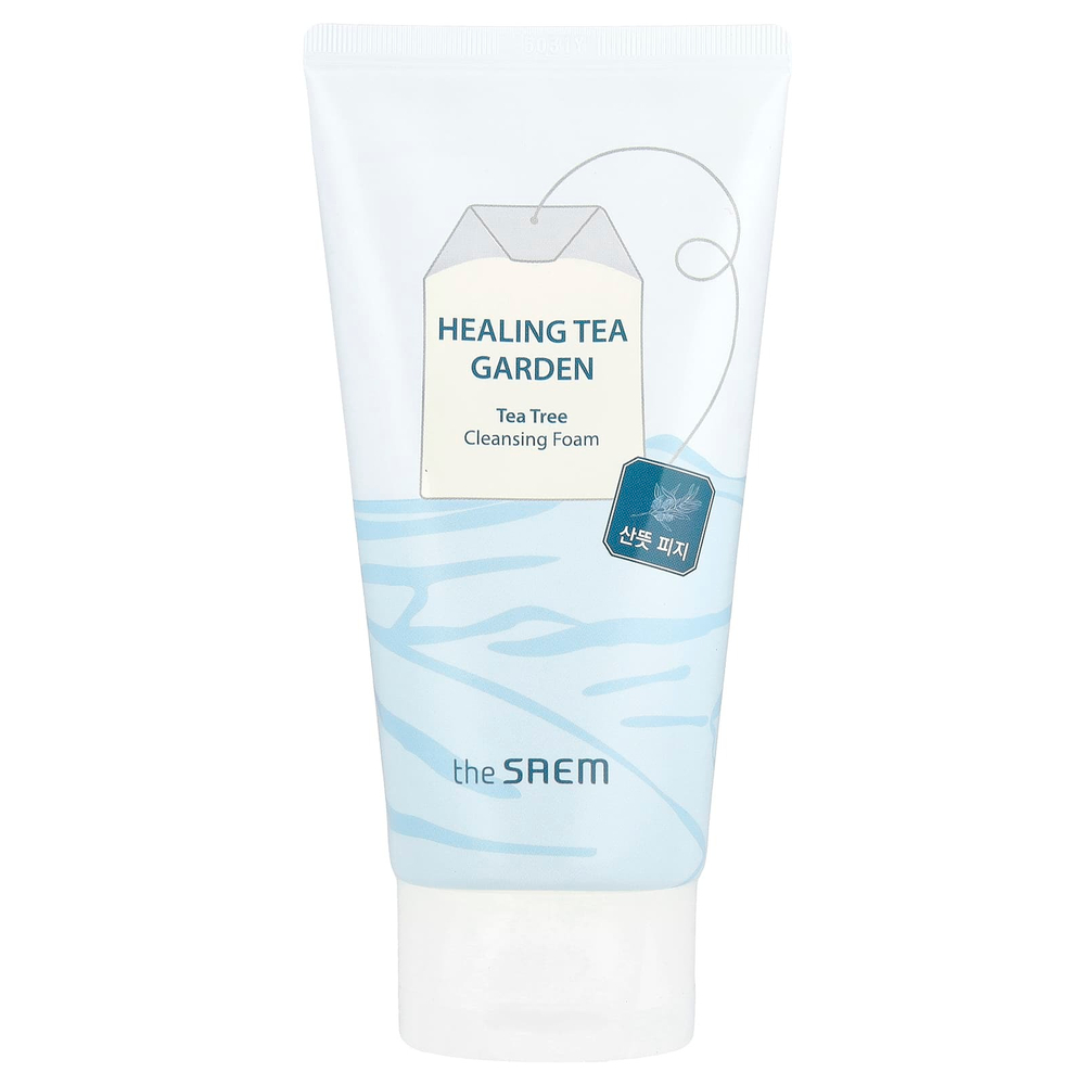 The Saem, Healing Tea Garden, очищающая пенка с чайным деревом, 150 мл (5,07 жидк. унц.)