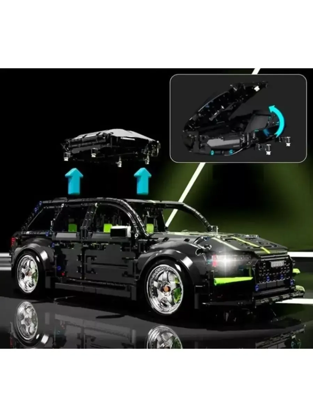 Конструктор Ауди РС6 Audi RS6 Avant 2896 деталей