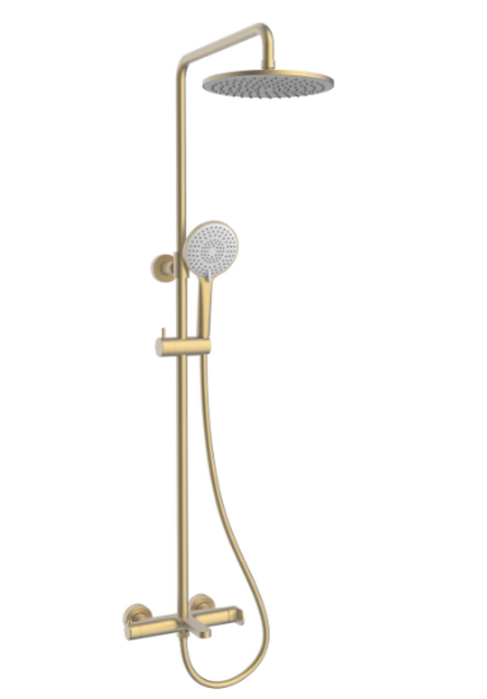 Душевая стойка Rondo VSFS-1R1BG с изливом, брашированное золото, , шт