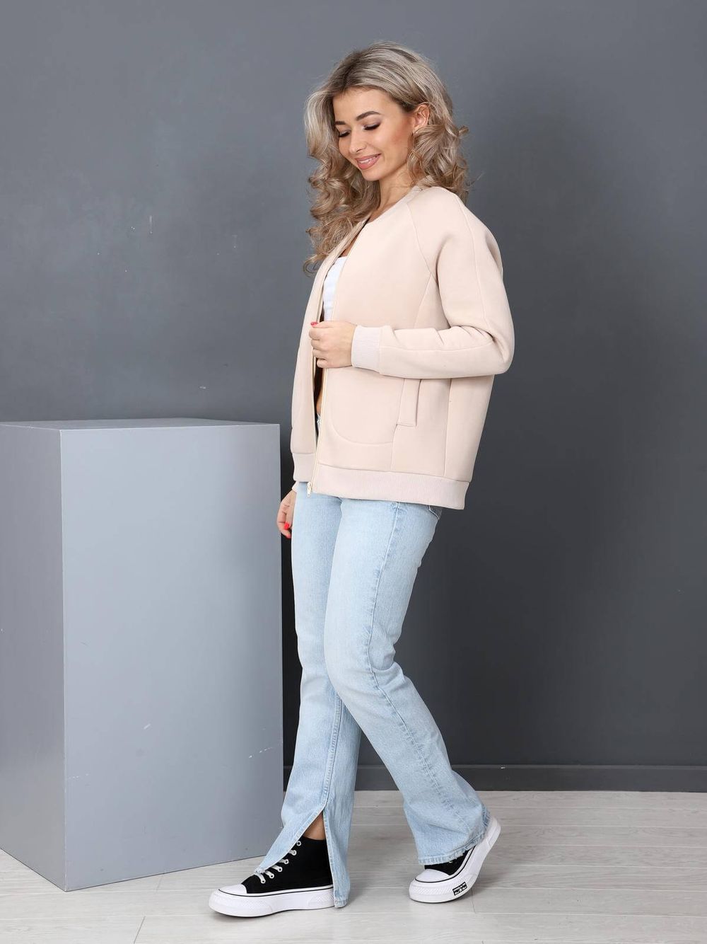 Тамила - толстовка бежевый Iv-capriz (Акция)