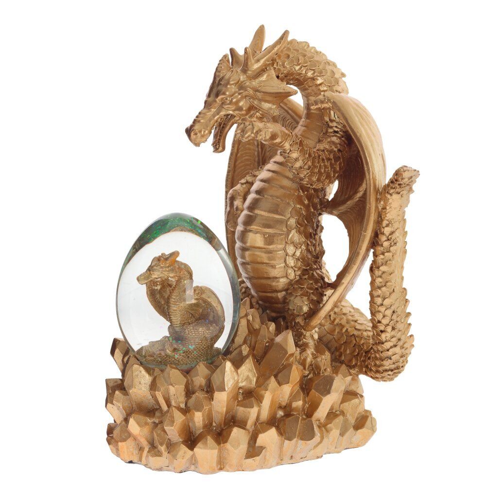 GAEM Фигурка декоративная в стекл.шаре "Дракон", D 7 см, L15,5 W16 H22 см, 2в.