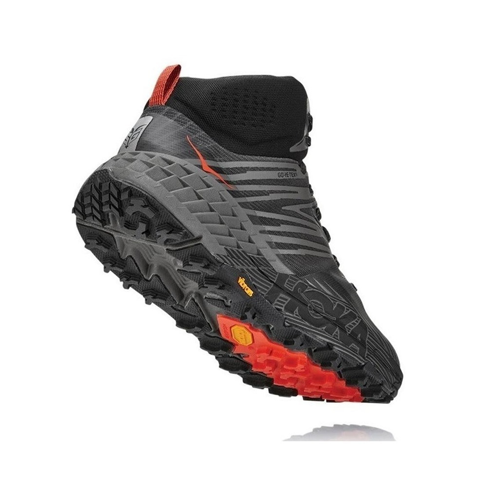 Ботинки мужские HOKA M SPEEDGOAT MID 2 GTX Anthracite / Dark Gull Grey
