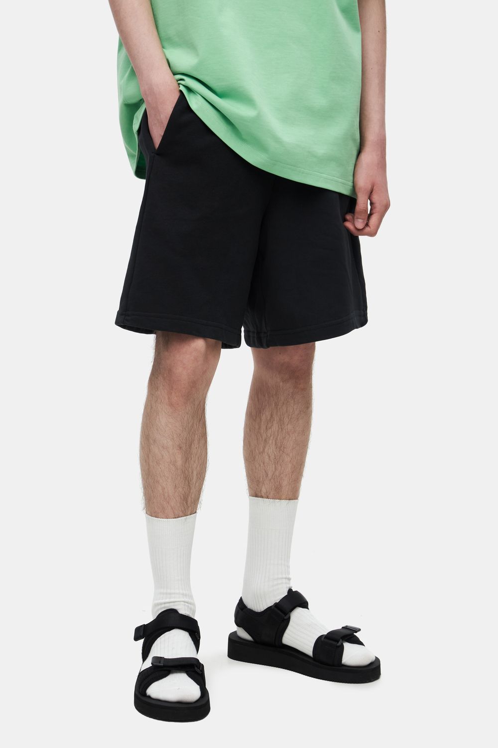 Шорты SHU хлопковые черные