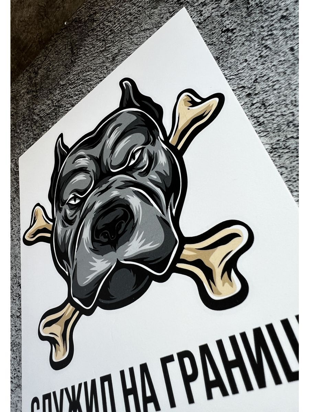 Табличка Злая собака