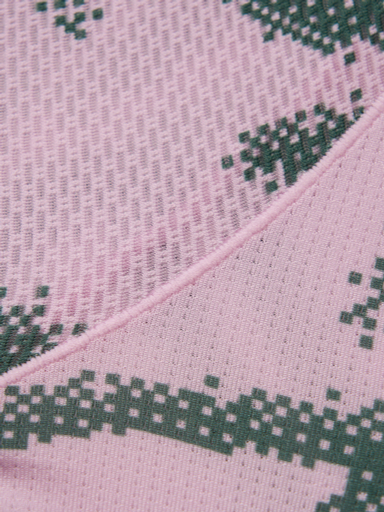 Майка женская GRI Старт лилово-зелёная