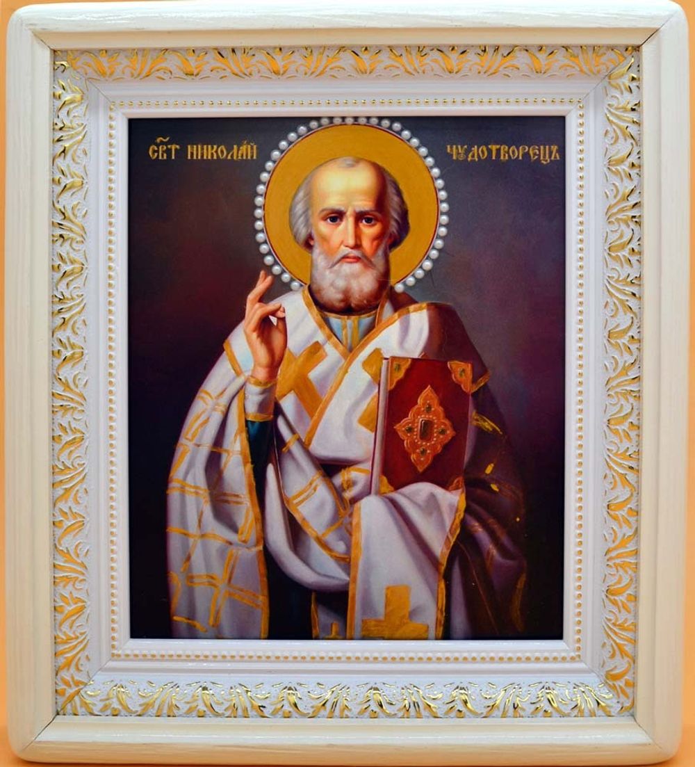 Николай Угодник. Икона ручной работы.