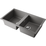 Мойка Omoikiri Kitagawa 86-2-GR Artceramic/leningrad grey