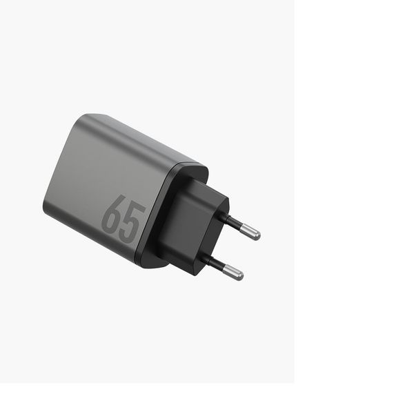 Сетевое зарядное устройство Energea AmpCharge 65W, Темно-серый | Gunmetal