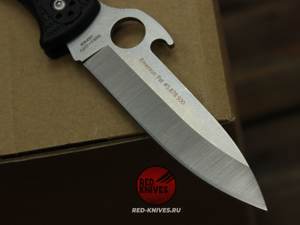 Нож Spyderco Endura 4 Emerson Wave - рук. черная (версия 2024г.) RK-499