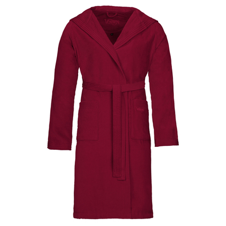 Халат велюровый Vossen Texas rubin 390 красный