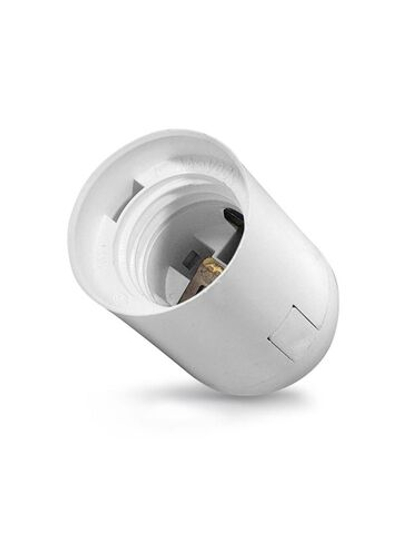 Патрон пластиковый подвесной Е27 бел. TOKOV ELECTRIC TKE-C01-PPL-27