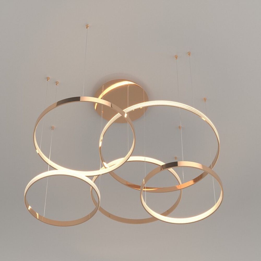 Подвесной светильник Eurosvet Posh 90175/5 медный