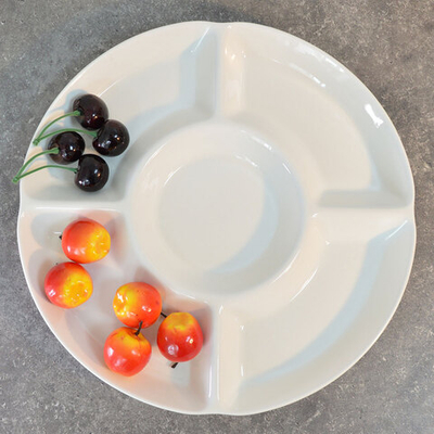 Менажница 5-ти секционная 30,5см эконом керамика (00113033)