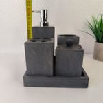 Набор из андезита 7 предм Bhatroom Set Grey NM-65309 (17см*17см) квадрат 0898