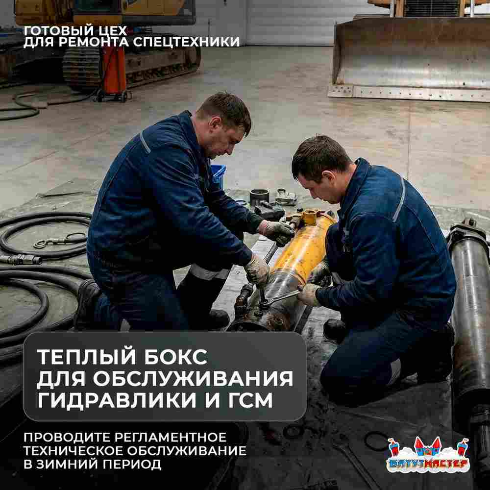 Быстроразводимый ремонтный ангар «Ресурс Плюс», 35×18×11 м