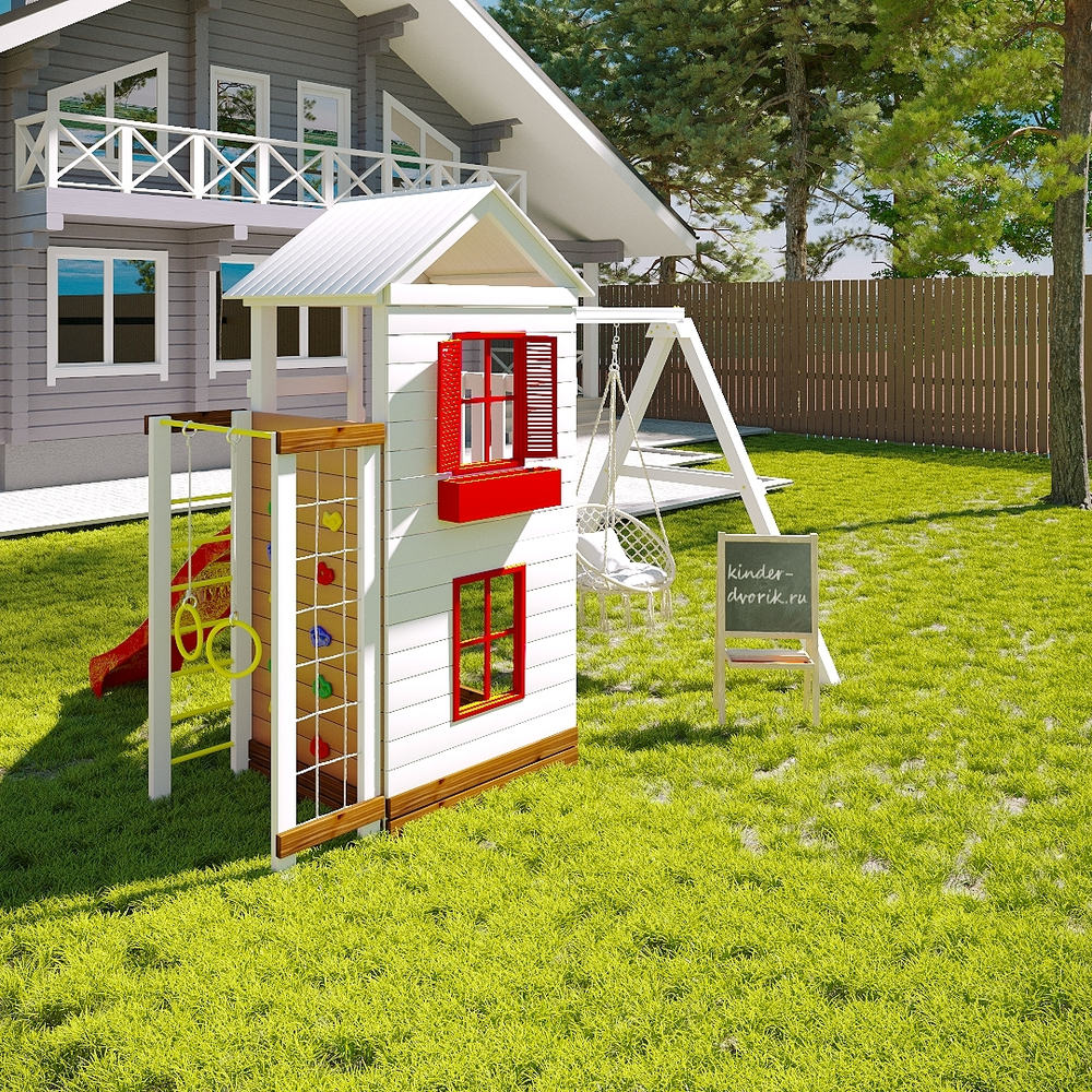 Детский игровой комплекс домик "Марсель СПОРТ"