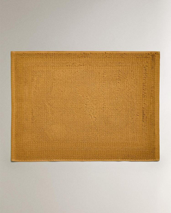 ZARA HOME КОВРИК ДЛЯ ВАННОЙ ИЗ ХЛОПКА С АНТИСКОЛЬЗЯЩЕЙ ПОВЕРХНОСТЬЮ, ГОРЧИЧНО-ЖЕЛТЫЙ