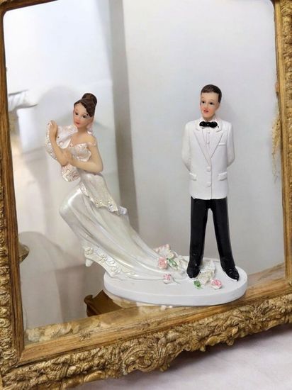 Свадебные фигурки "Жених и невеста" на торт