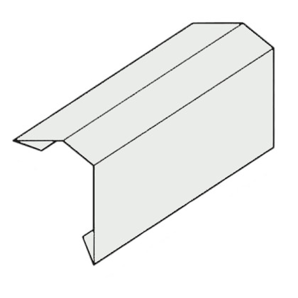 Планка примыкания в штрабу S7 Pe Ral 9003