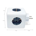 Сетевой фильтр RocketSocket GN1204 4 розетки Euro + 2 USB, 16А, белый