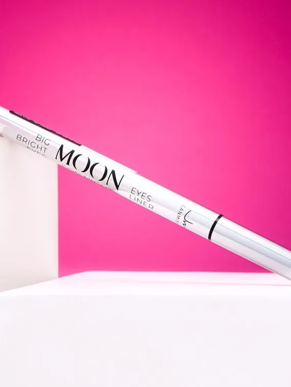 Подводка-фломастер для глаз черная MOON FOR NIGHT, фетровый стержень, черный