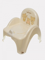 Горшок Стульчик  "Мишка" (beige-бежевый)