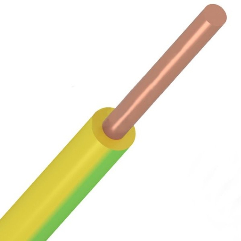 Провод ПуВ(ПВ-1) 240 желто-зеленый